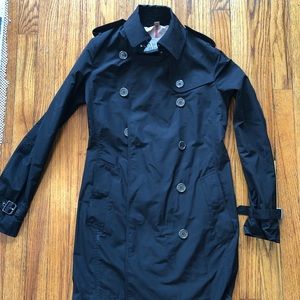 Burberry Brit black trench coat